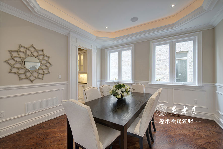 美式原木餐廳定制圖片