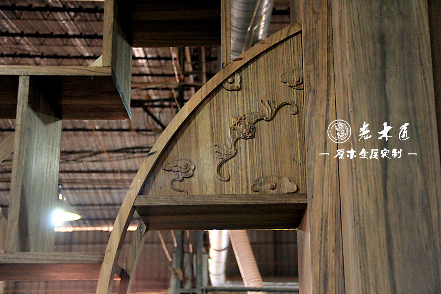 中式風(fēng)格原木定制圖片