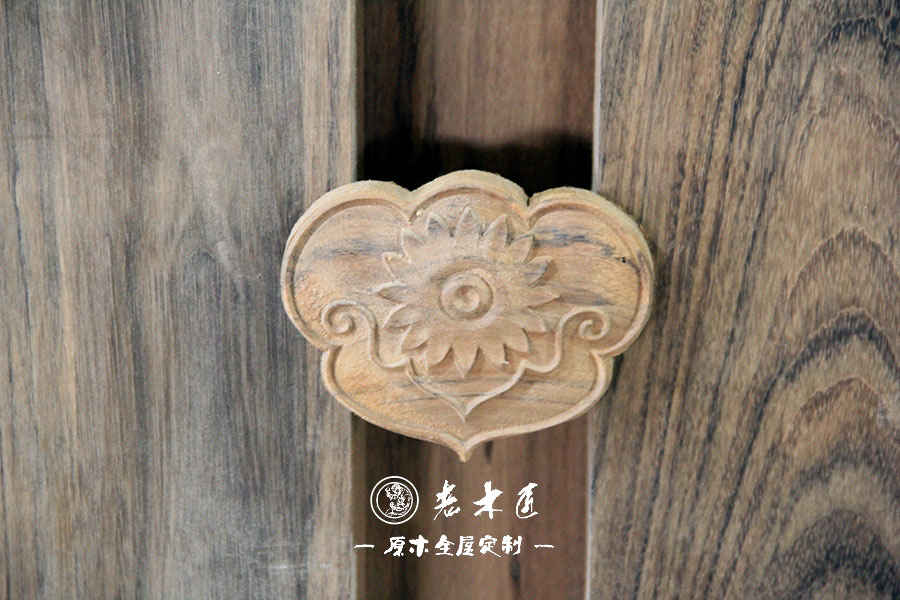 中式風(fēng)格原木定制圖片