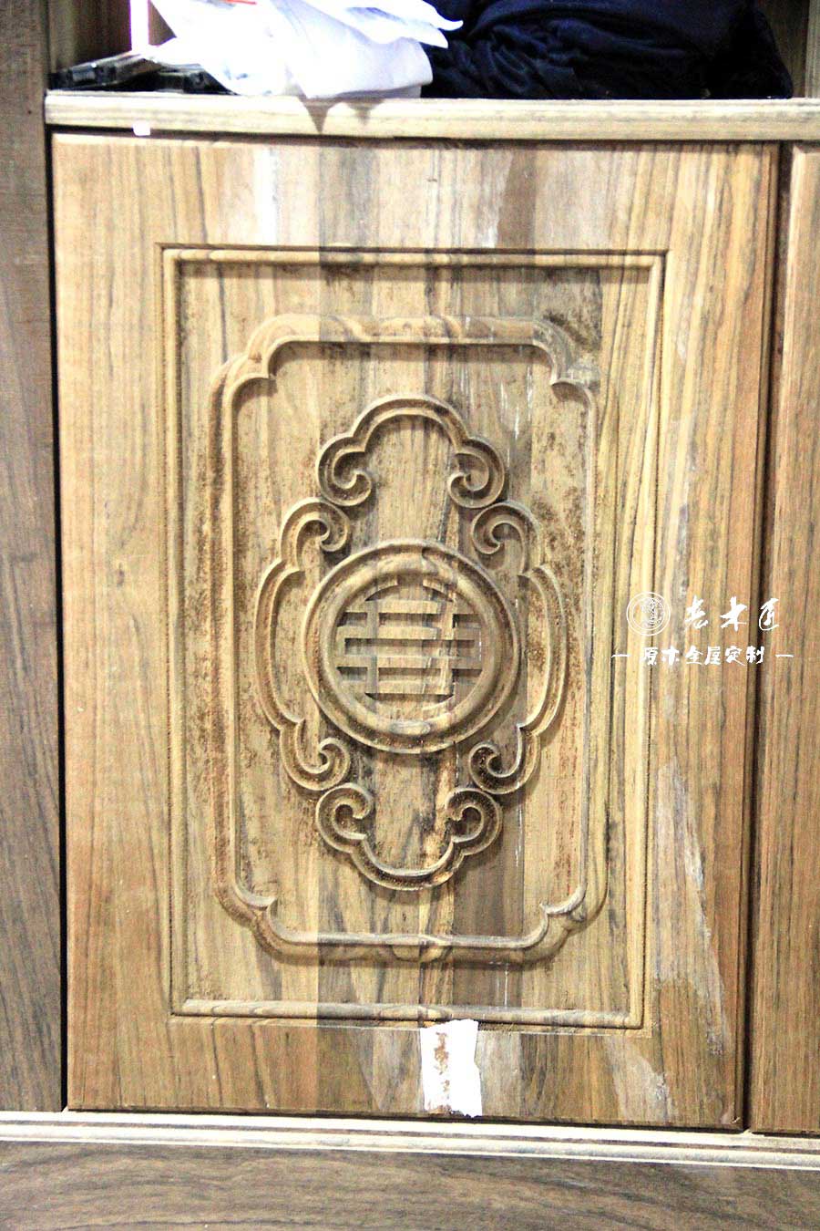 中式風(fēng)格原木定制圖片