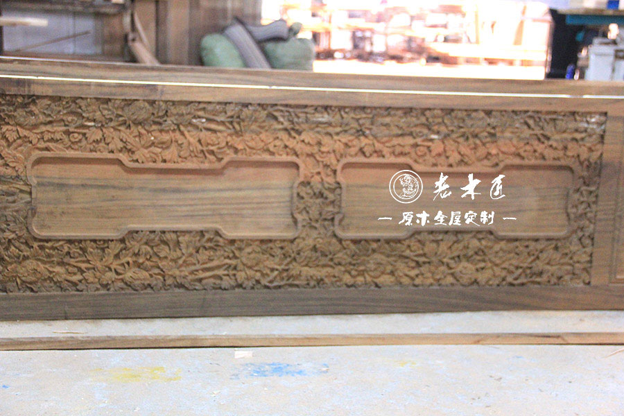 中式風(fēng)格原木定制圖片