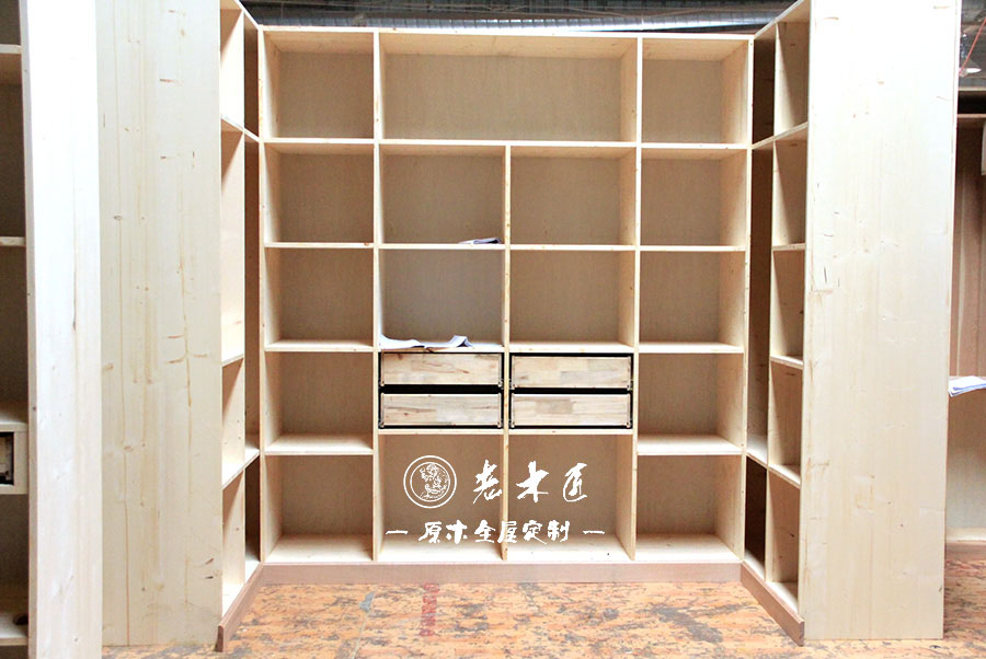 原木衣柜圖片