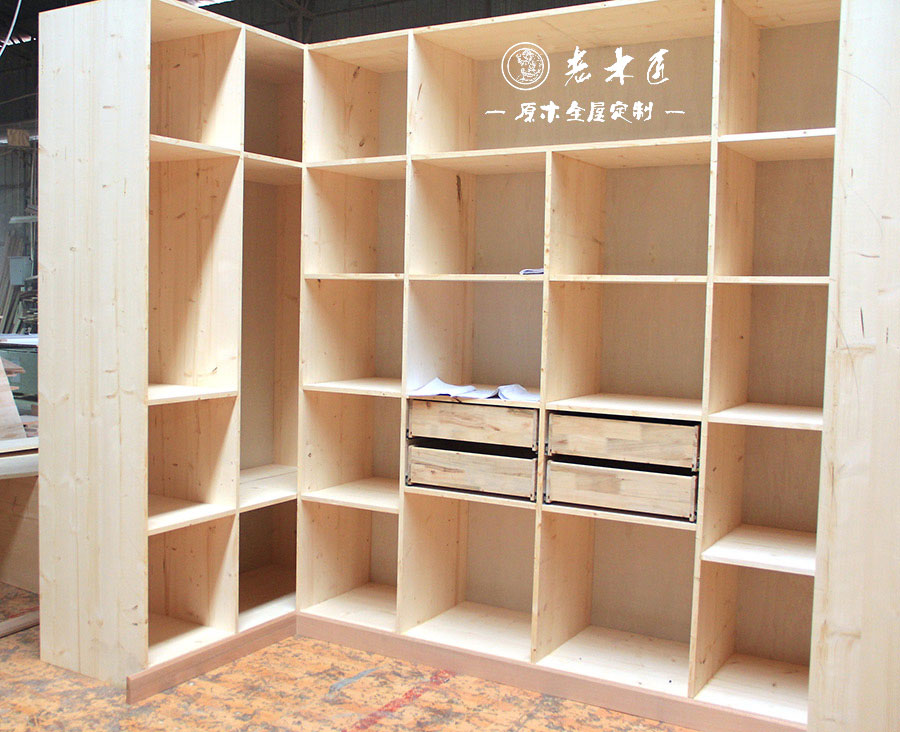原木衣柜圖片