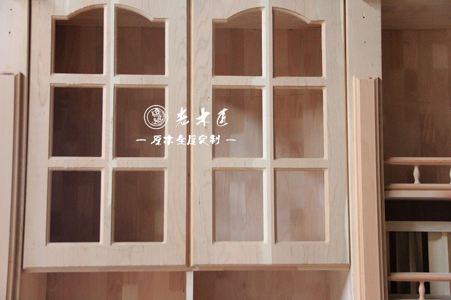 老木匠原木酒柜定制圖片