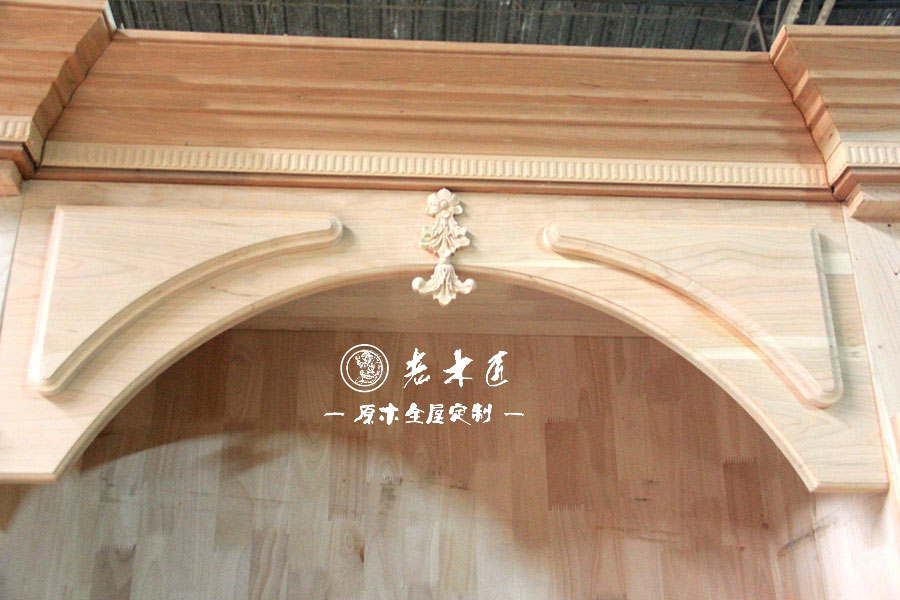 老木匠原木酒柜定制圖片