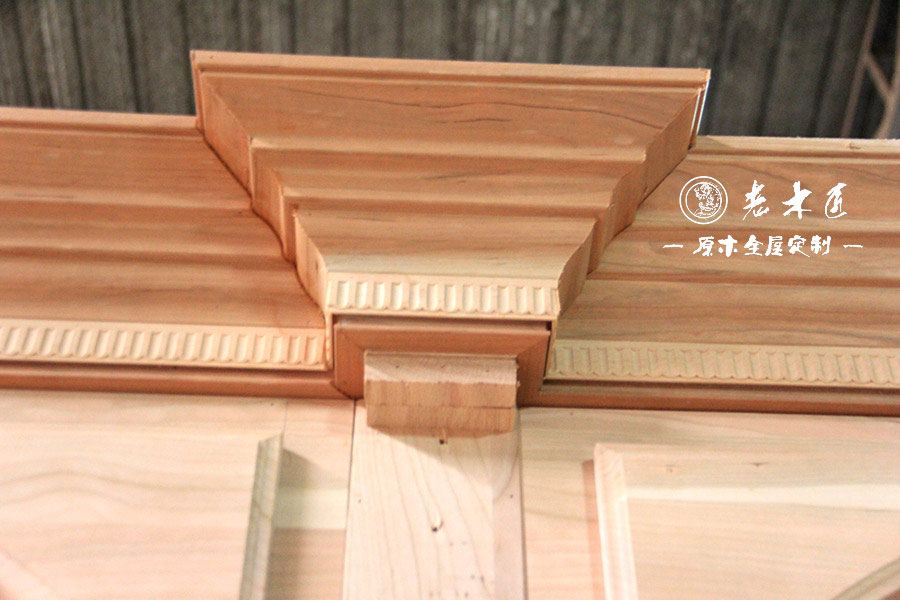 老木匠原木酒柜定制圖片