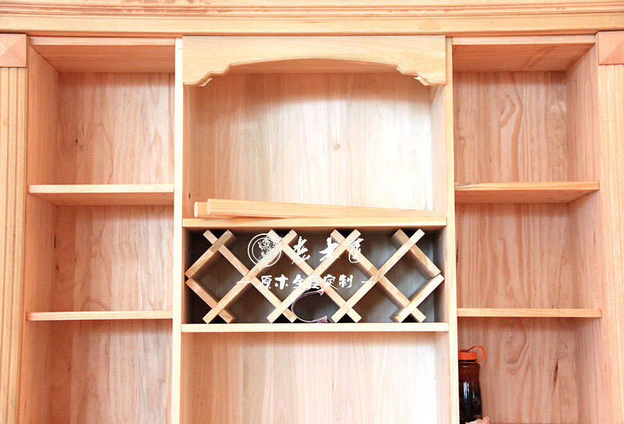 老木匠原木酒柜定制圖片