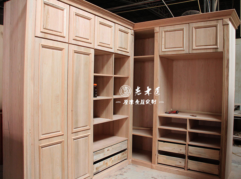 原木衣柜效果圖