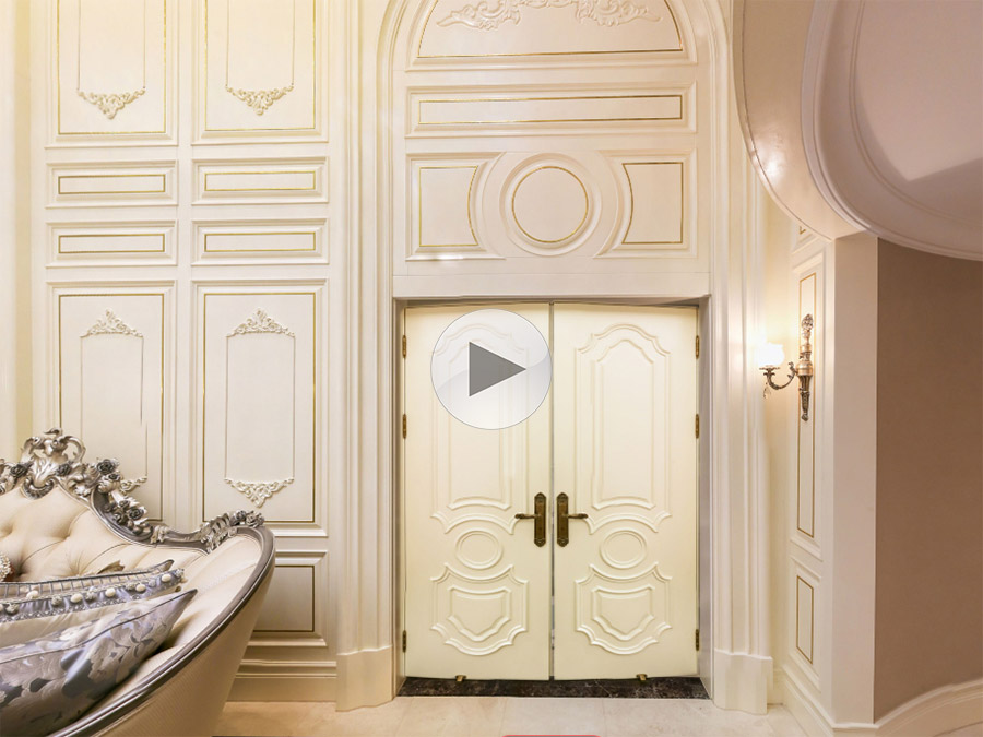 別墅原木整裝VR全景效果圖