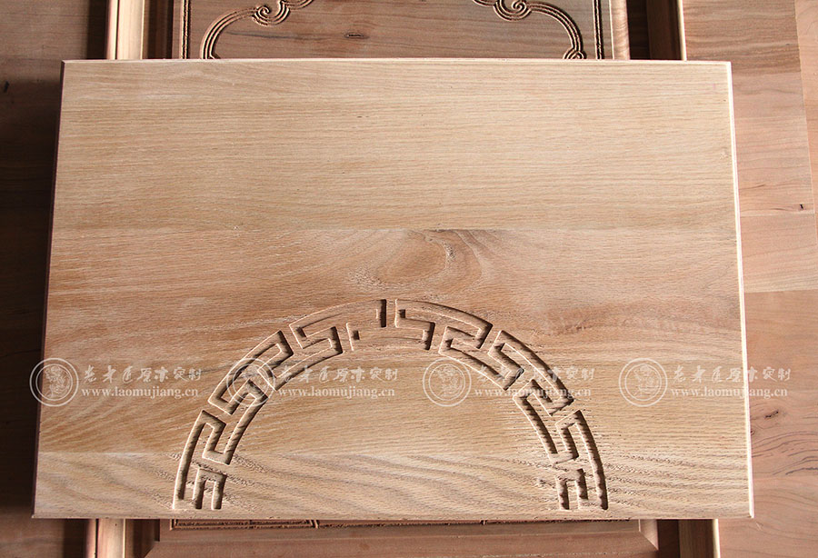 老木匠新中式原木平開(kāi)門(mén)板