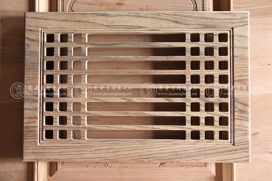 老木匠新中式原木平開(kāi)門(mén)板