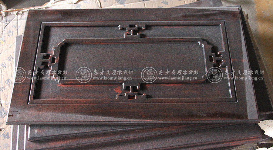 老木匠新中式原木平開(kāi)門(mén)板