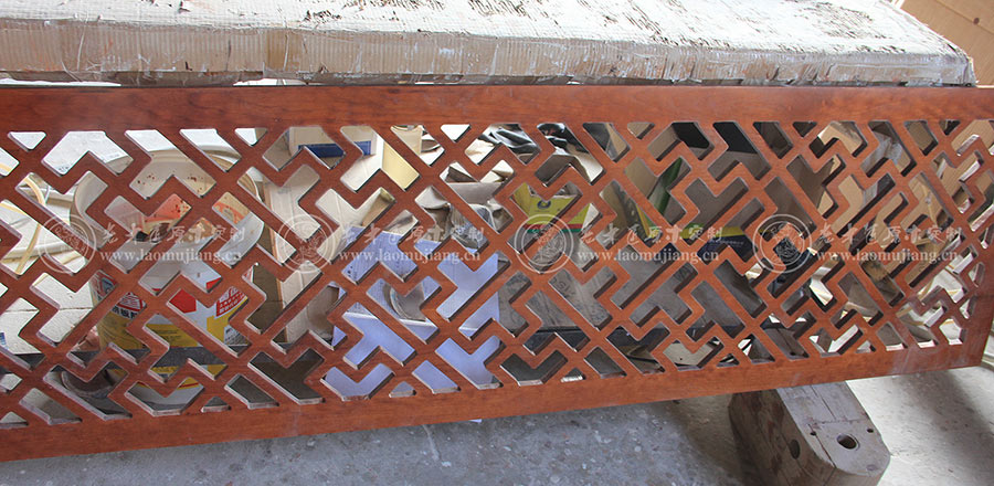 老木匠原木屏風(fēng)花格