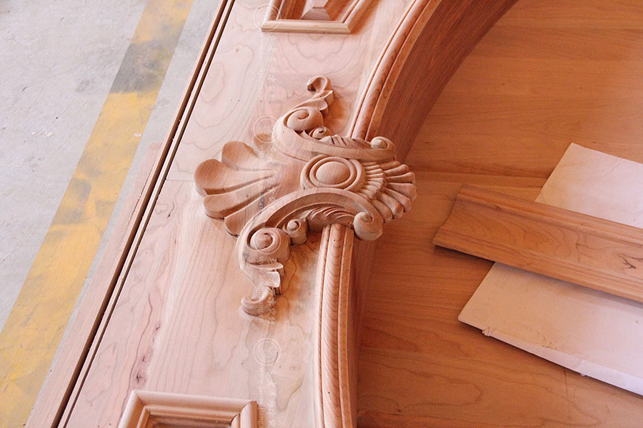 老木匠原木楣板