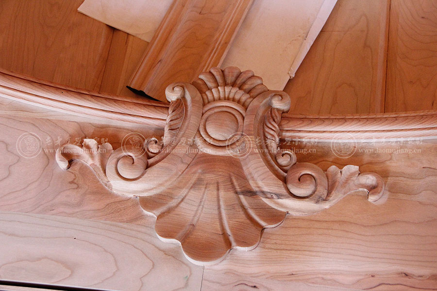 老木匠原木楣板