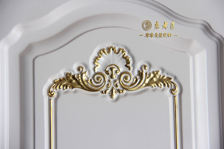 老木匠原木手工描金