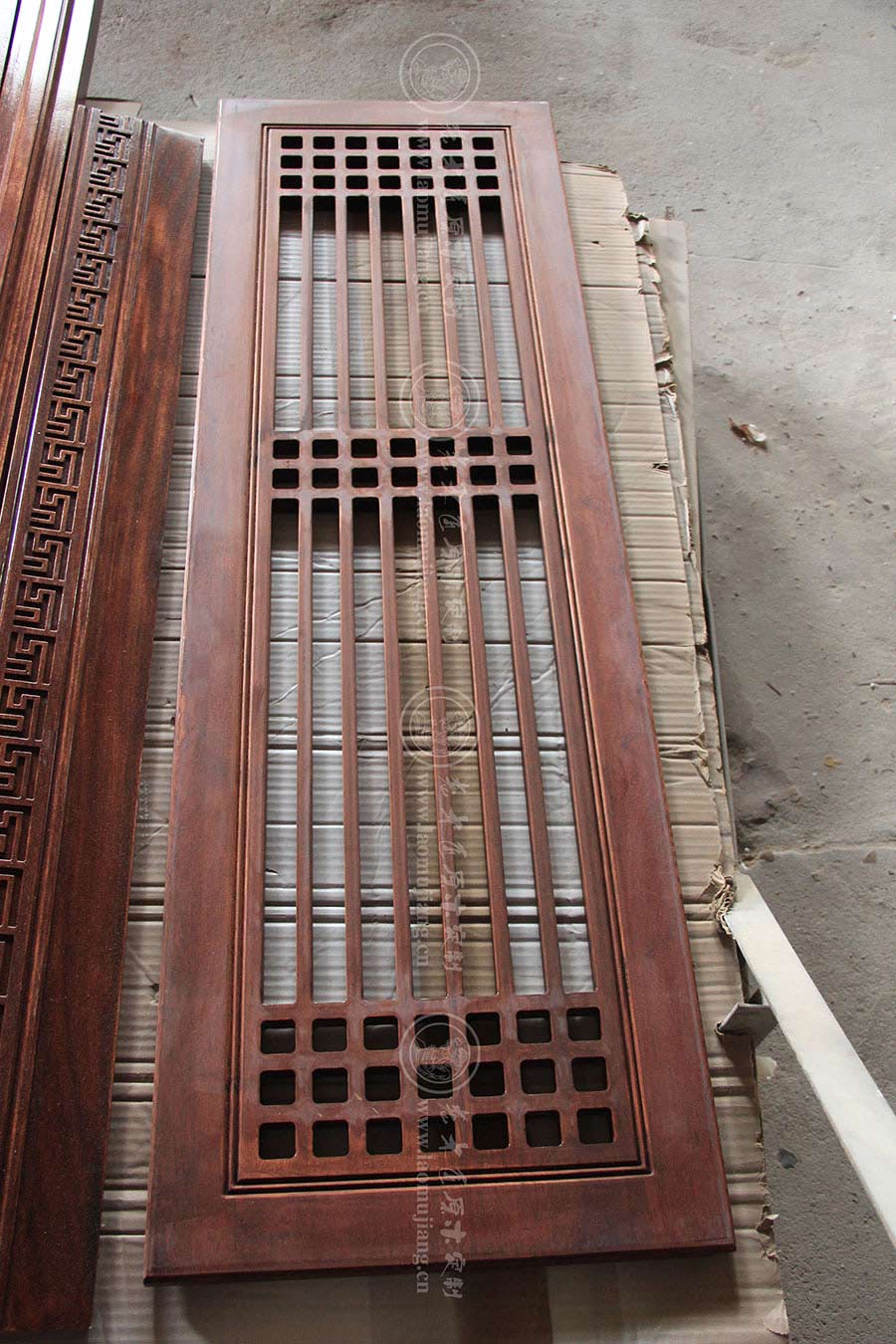 老木匠新中式系列平開門板