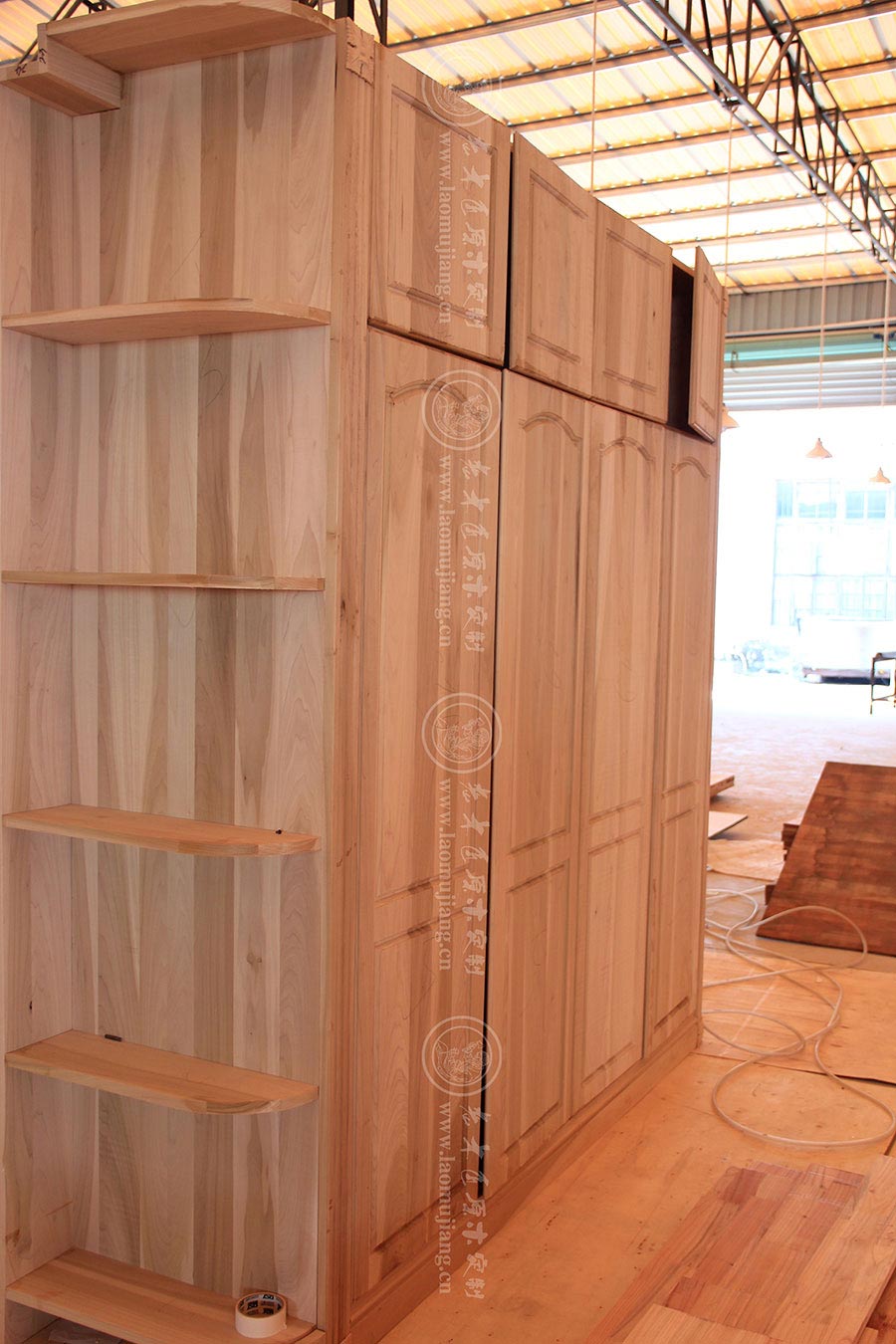 老木匠原木整體衣柜