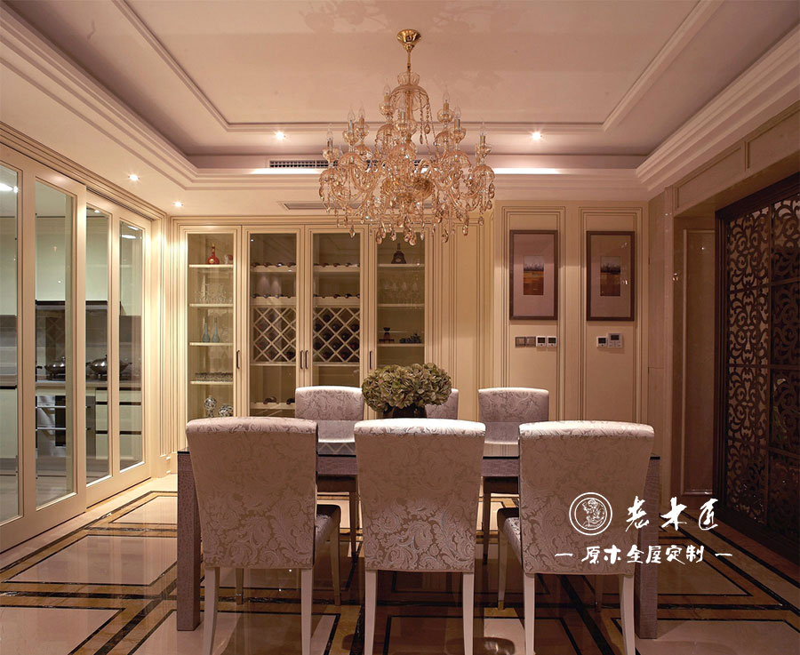 原木輕奢餐廳效果圖