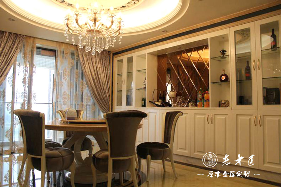 原木輕奢餐廳效果圖