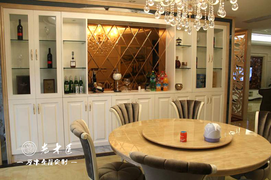 原木輕奢餐廳效果圖