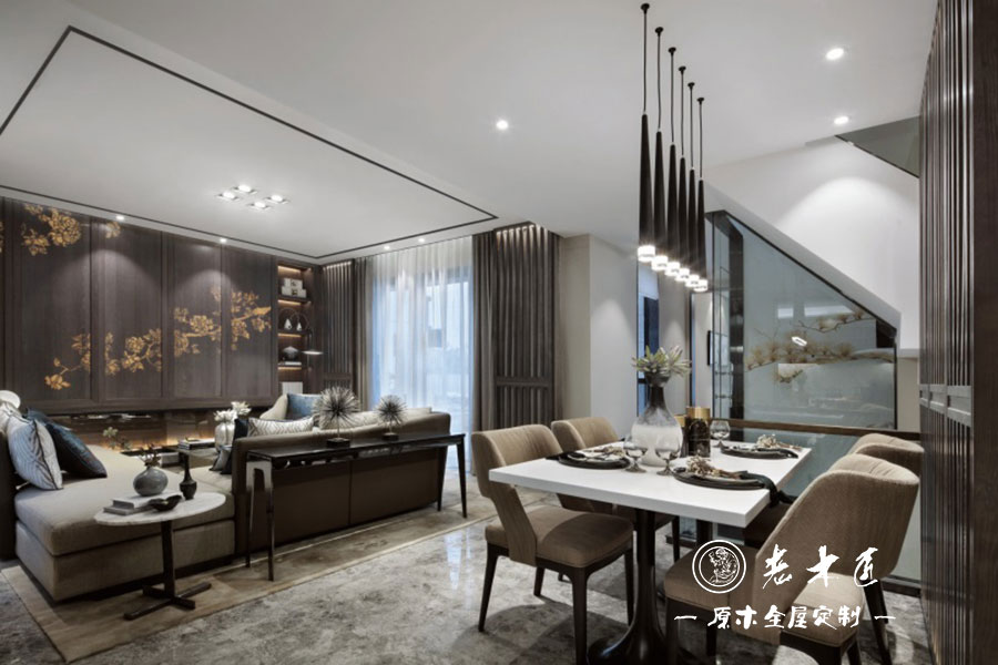 輕奢新中式風(fēng)格裝修效果圖