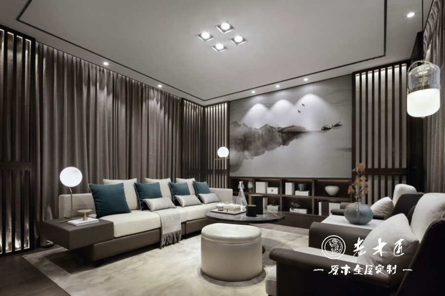 輕奢新中式風(fēng)格裝修效果圖