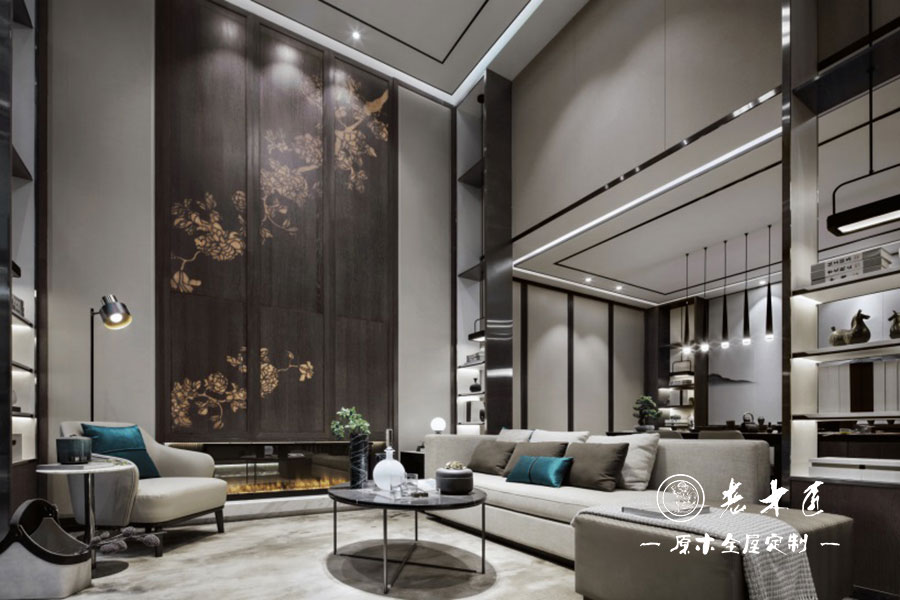 輕奢新中式風(fēng)格裝修效果圖