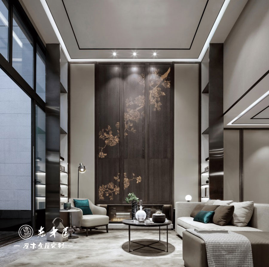 輕奢新中式風(fēng)格裝修效果圖