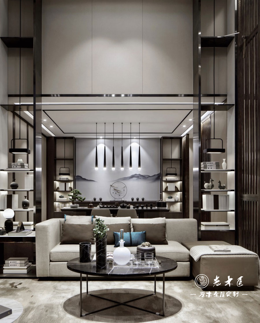 輕奢新中式風(fēng)格裝修效果圖