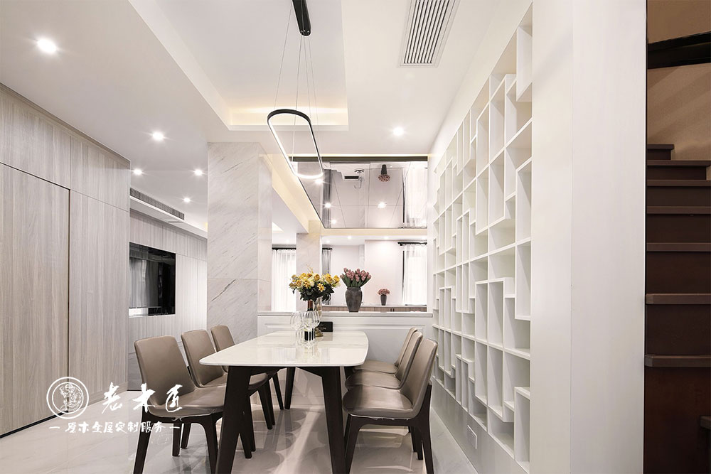 輕奢風(fēng)格別墅原木家居