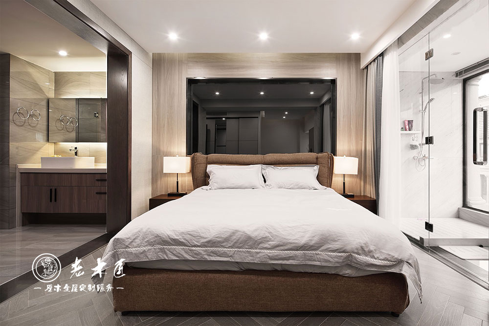 輕奢風(fēng)格別墅原木家居