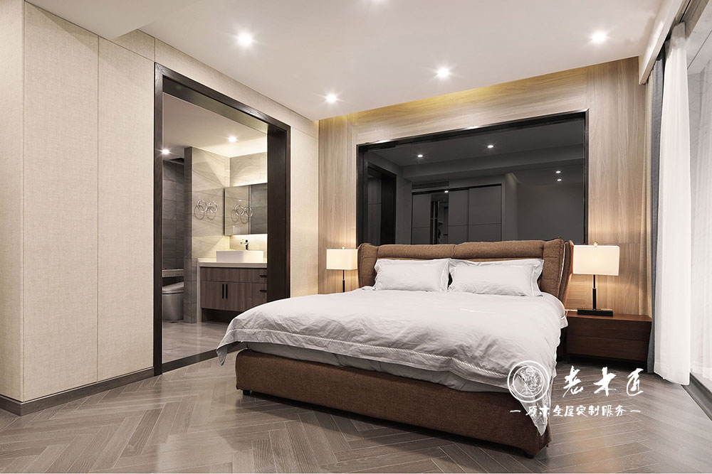 輕奢風(fēng)格別墅原木家居