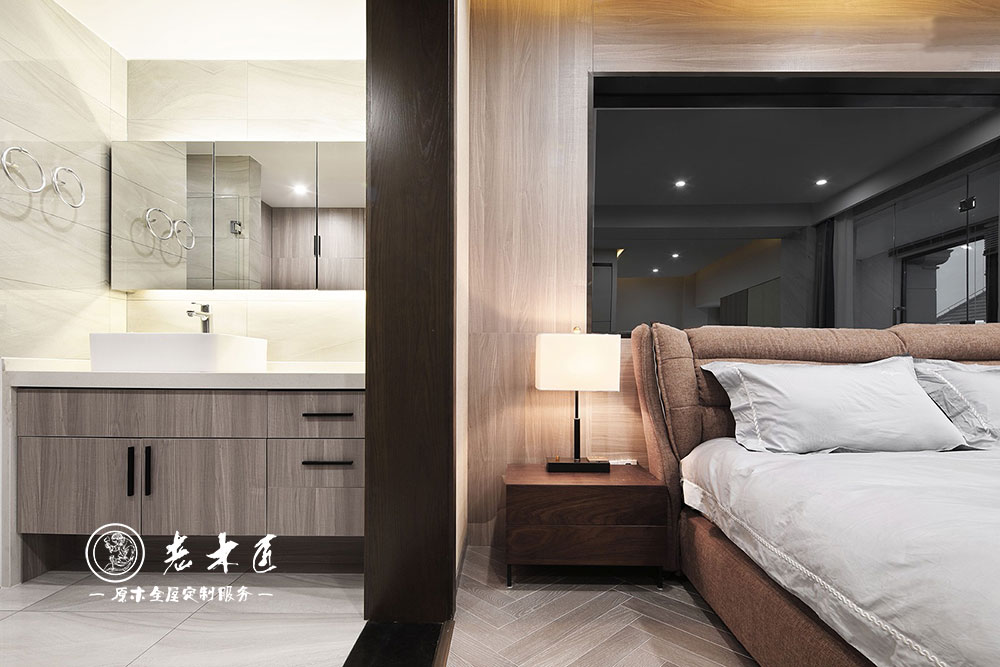 輕奢風(fēng)格別墅原木家居