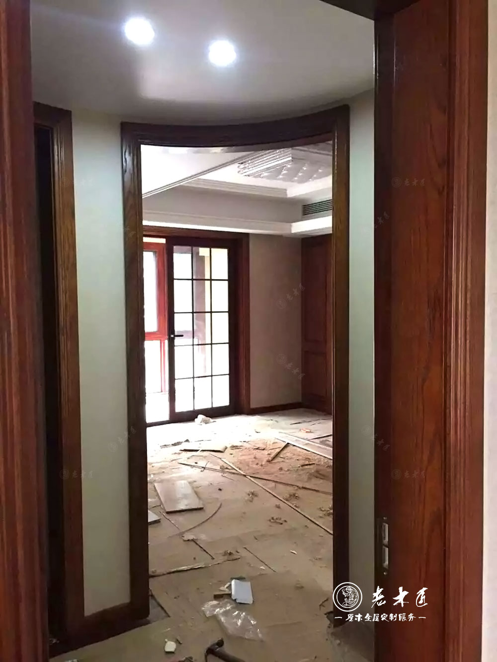 歐式原木整裝定制圖片