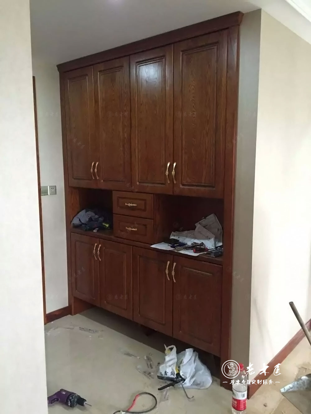 歐式原木整裝定制圖片