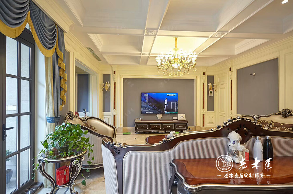 歐式別墅實木全屋定制效果圖