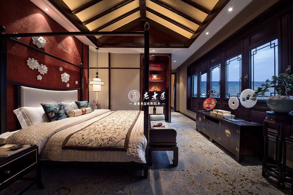 中式原木整裝效果圖