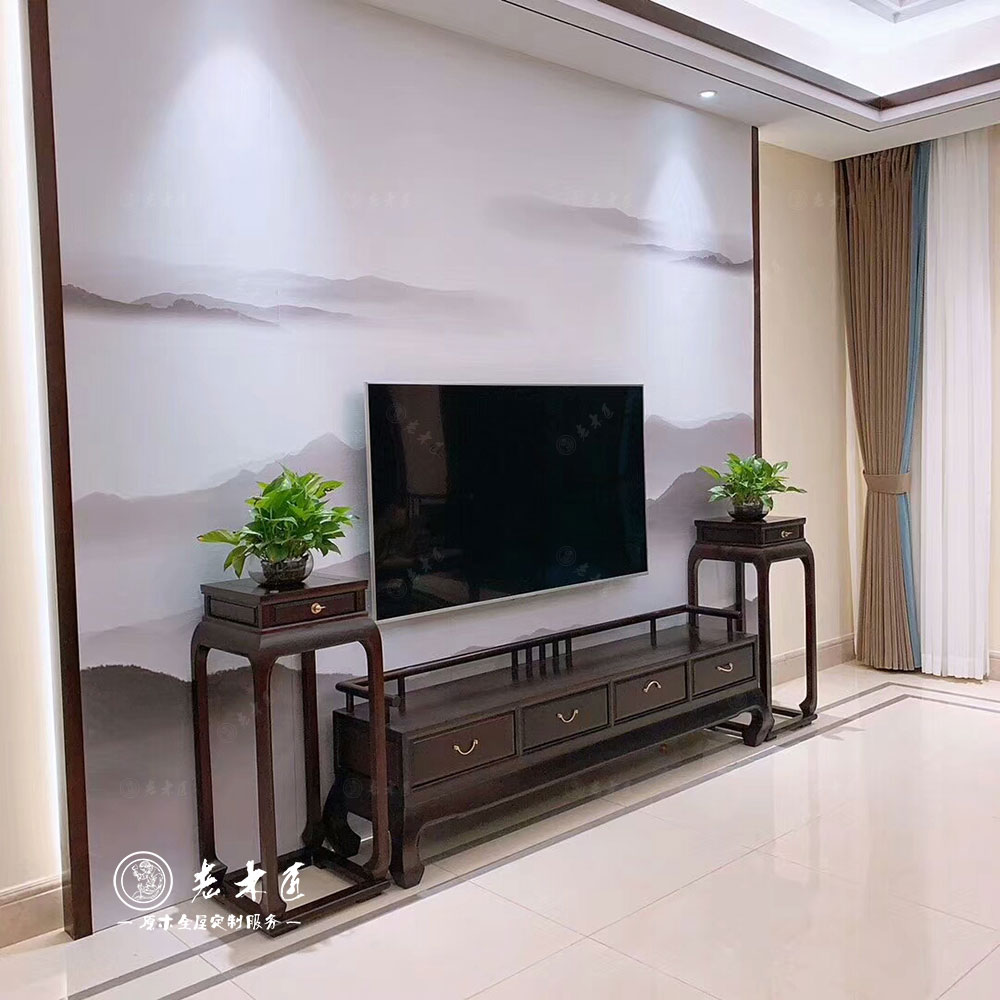 簡歐新中式混搭裝修效果圖