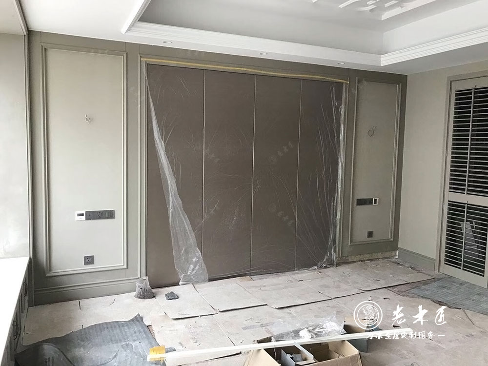 高級灰實木定制家居效果圖