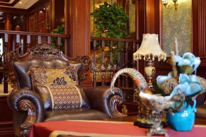 美式混搭實(shí)木整裝定制效果圖