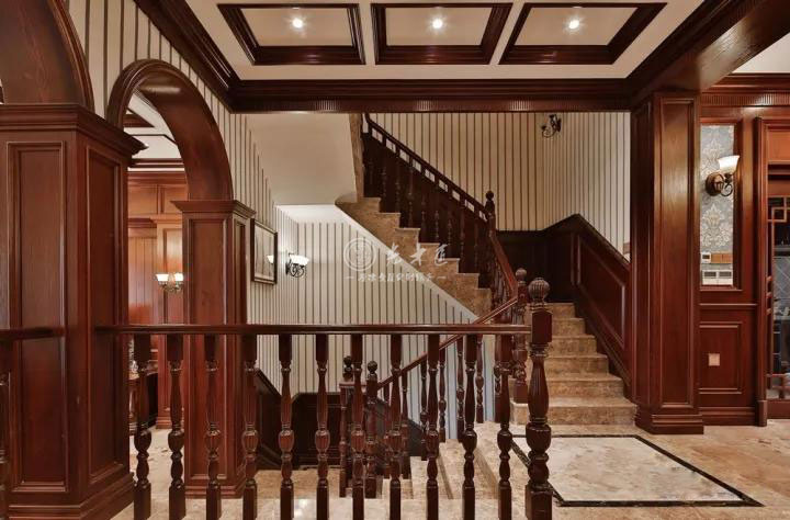 美式混搭實(shí)木整裝定制效果圖