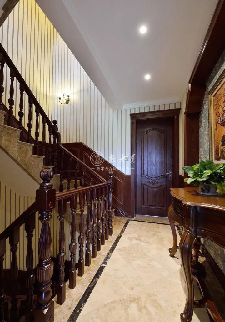 美式混搭實(shí)木整裝定制效果圖