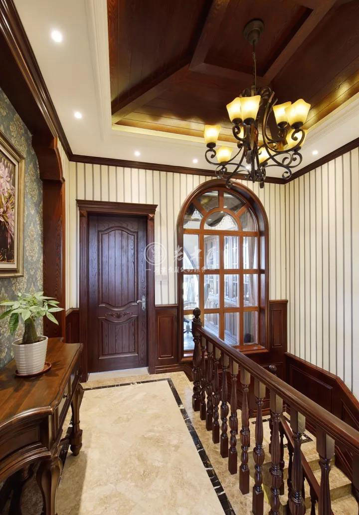 美式混搭實(shí)木整裝定制效果圖