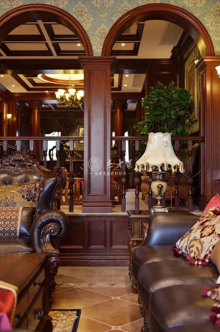 美式混搭實(shí)木整裝定制效果圖