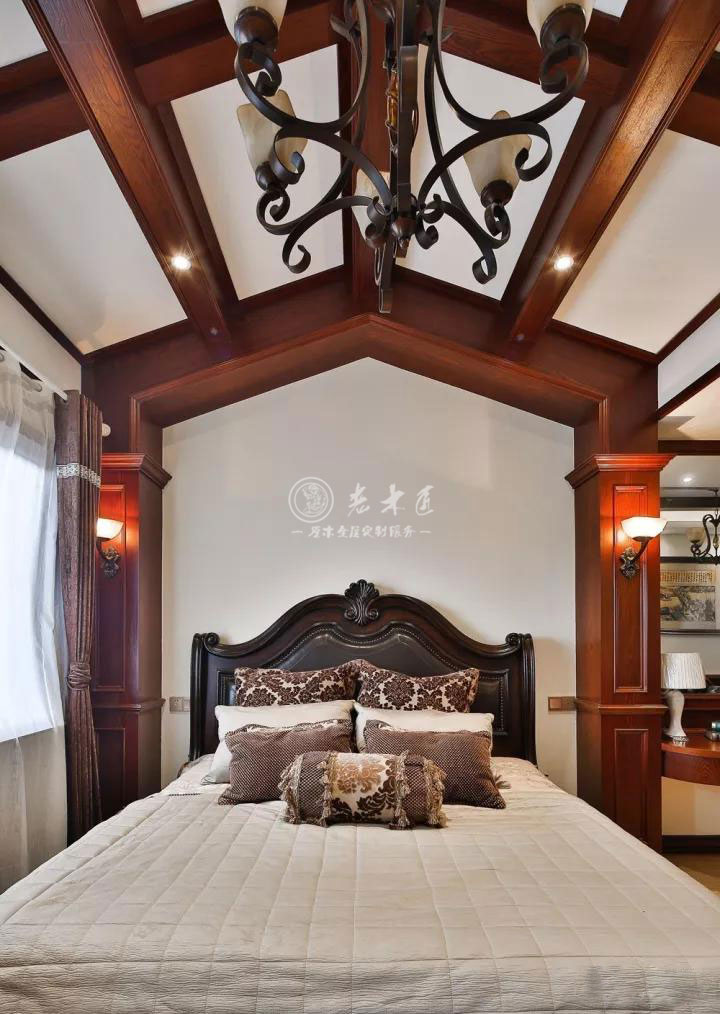 美式混搭實(shí)木整裝定制效果圖