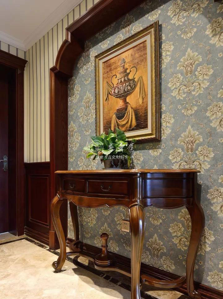 美式混搭實(shí)木整裝定制效果圖