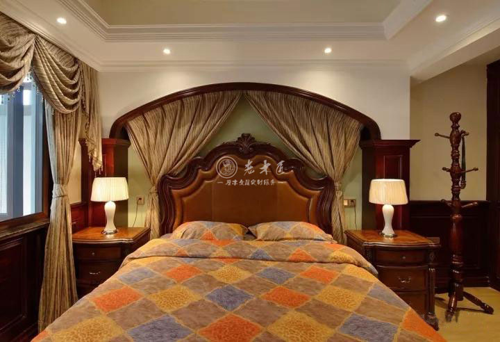 美式混搭實(shí)木整裝定制效果圖