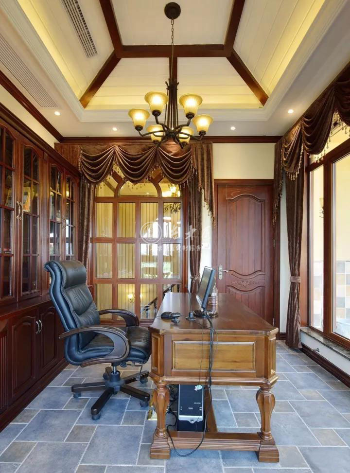 美式混搭實(shí)木整裝定制效果圖