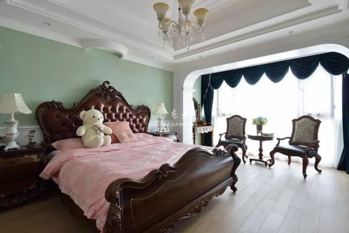 美式混搭實(shí)木整裝定制效果圖